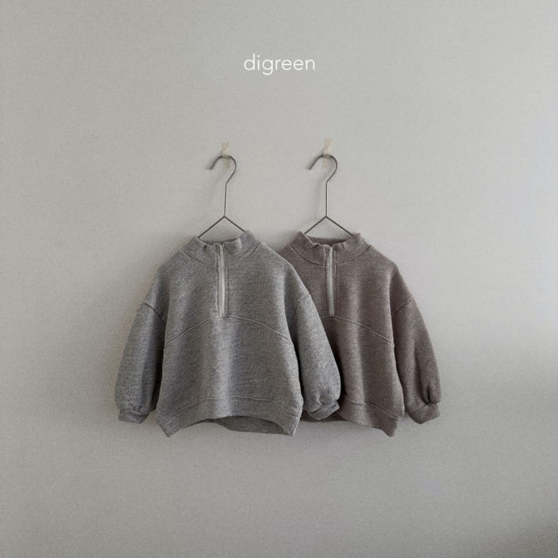 Digreen - Korean Children Fashion - #fashionkids - Boca Half Open Zip Up - 2
