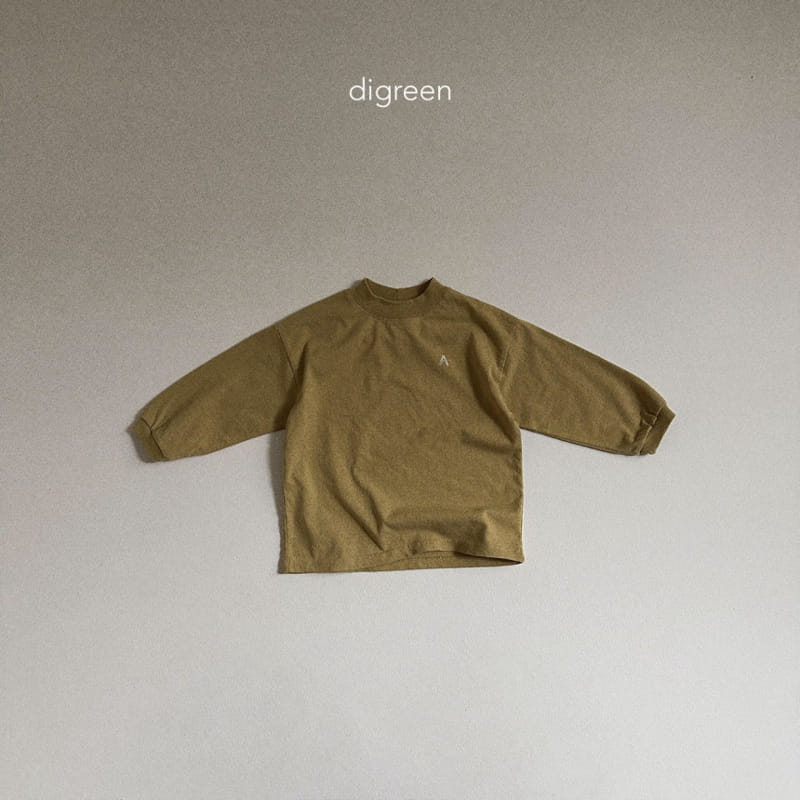 Digreen - Korean Children Fashion - #fashionkids - A Half Neck Tee - 5
