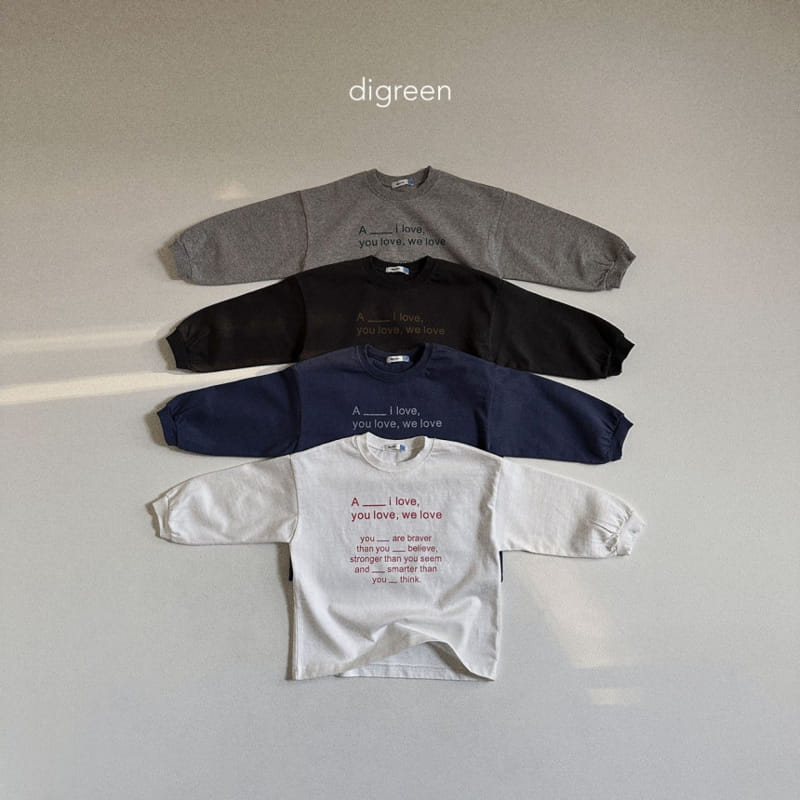 Digreen - Korean Children Fashion - #fashionkids - Love Tee - 2