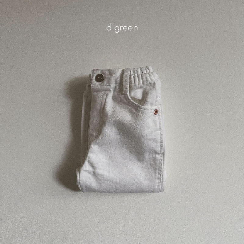 Digreen - Korean Children Fashion - #kidsstore - Cream Pants - 2