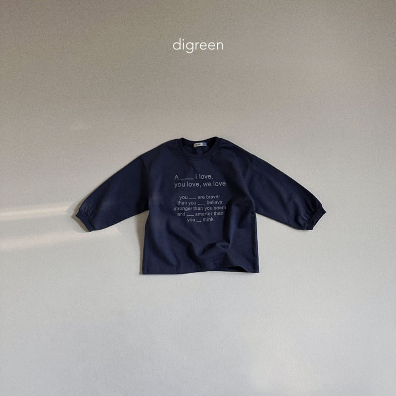 Digreen - Korean Children Fashion - #kidzfashiontrend - Love Tee - 5