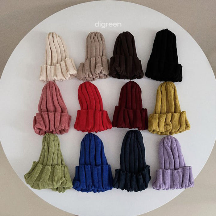Digreen - Korean Children Fashion - #kidzfashiontrend - Rib Beanie - 3
