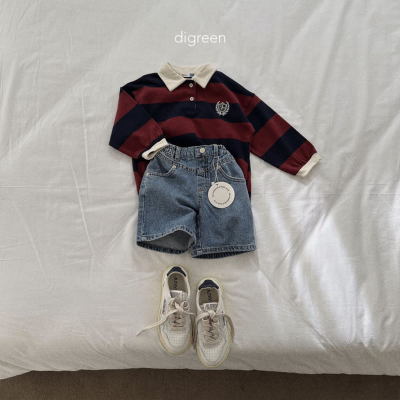 Digreen - Korean Children Fashion - #littlefashionista - Rugby Tee - 10