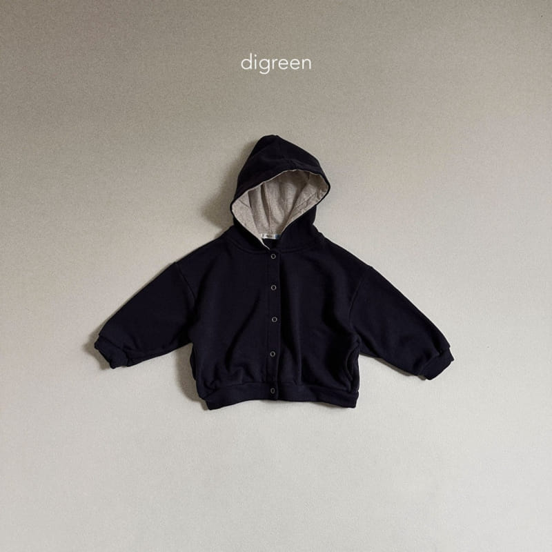 Digreen - Korean Children Fashion - #littlefashionista - Lala Hoody Zip Up - 6