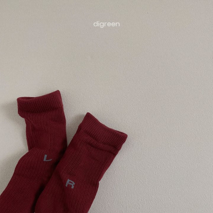 Digreen - Korean Children Fashion - #littlefashionista - R L Socks - 9