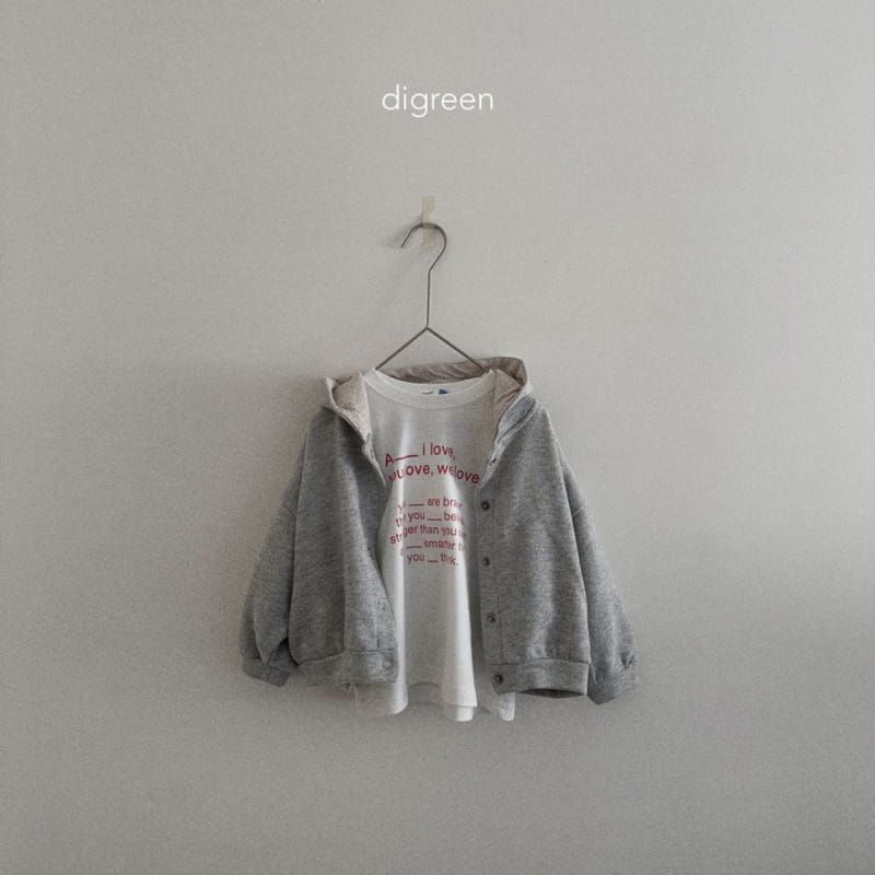 Digreen - Korean Children Fashion - #magicofchildhood - Love Tee - 8