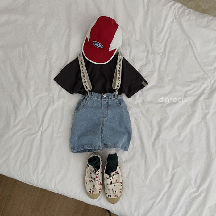 Digreen - Korean Children Fashion - #magicofchildhood - Lettering Suspenders - 9