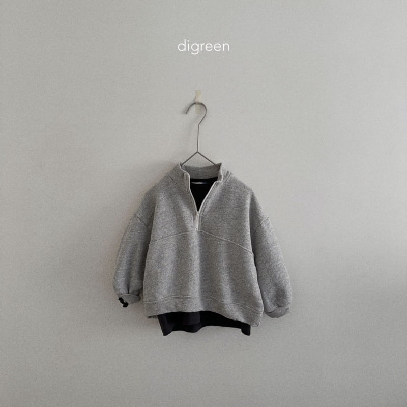 Digreen - Korean Children Fashion - #prettylittlegirls - Boca Half Open Zip Up - 10
