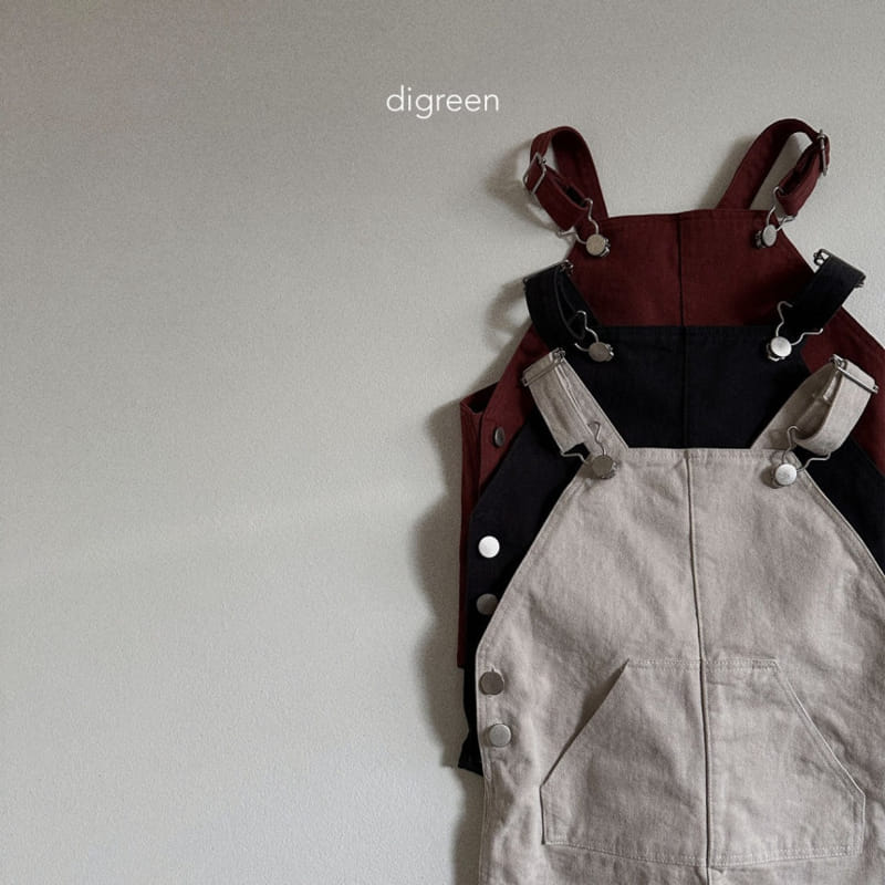 Digreen - Korean Children Fashion - #prettylittlegirls - C Short Dungarees