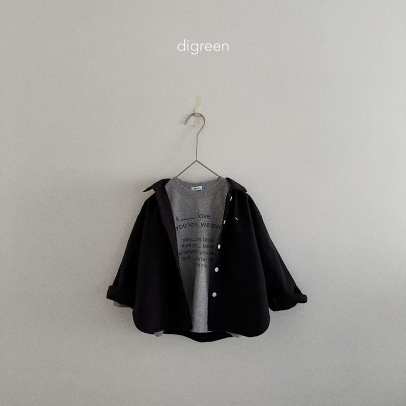 Digreen - Korean Children Fashion - #todddlerfashion - Love Tee - 11