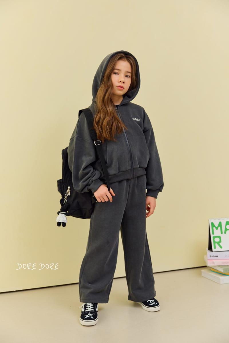 Dore Dore - Korean Children Fashion - #kidzfashiontrend - Pigment Crop Hoody - 2