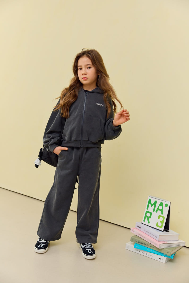 Dore Dore - Korean Children Fashion - #Kfashion4kids - Pigment Crop Hoody - 4