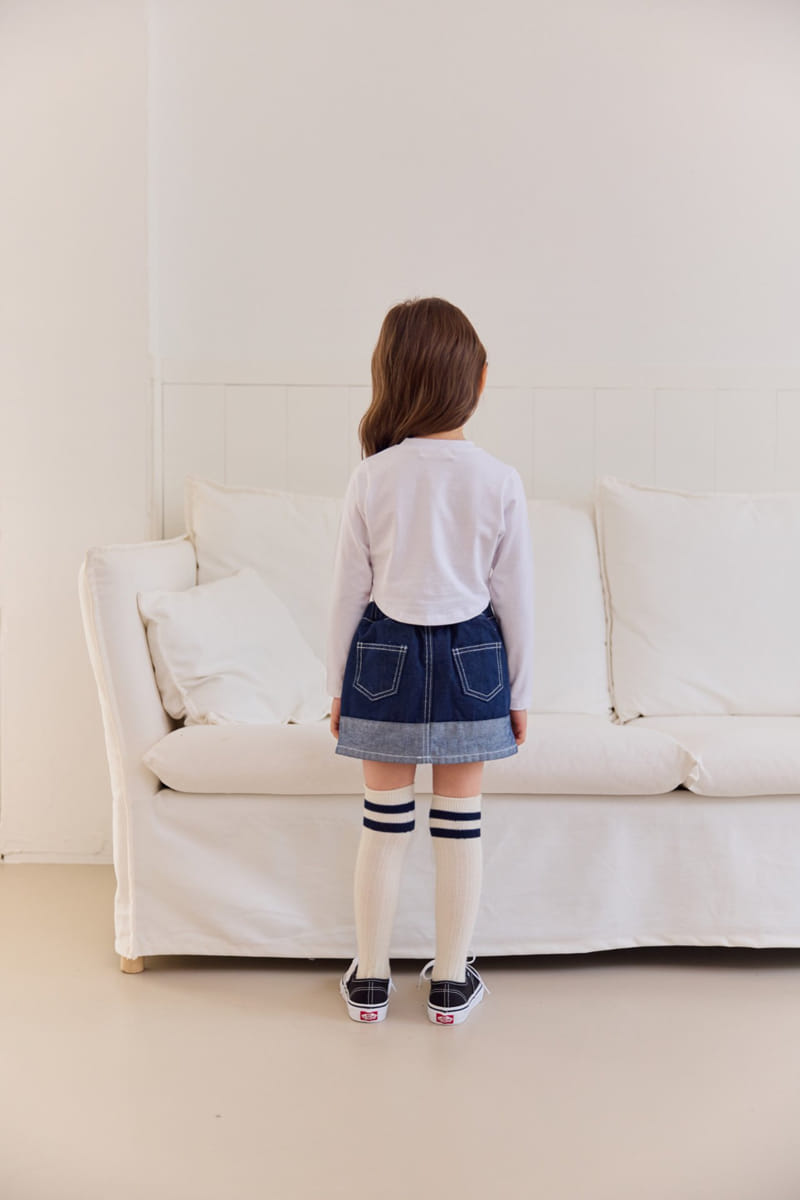 Dore Dore - Korean Children Fashion - #Kfashion4kids - Crop Layered Tee - 4