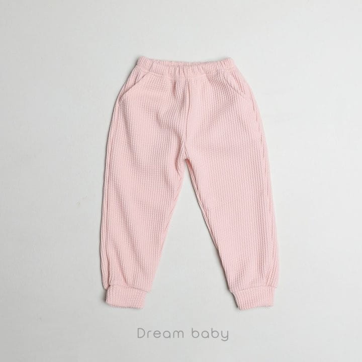 Dream Baby - Korean Children Fashion - #childrensboutique - Waffle Jogger Pants - 4