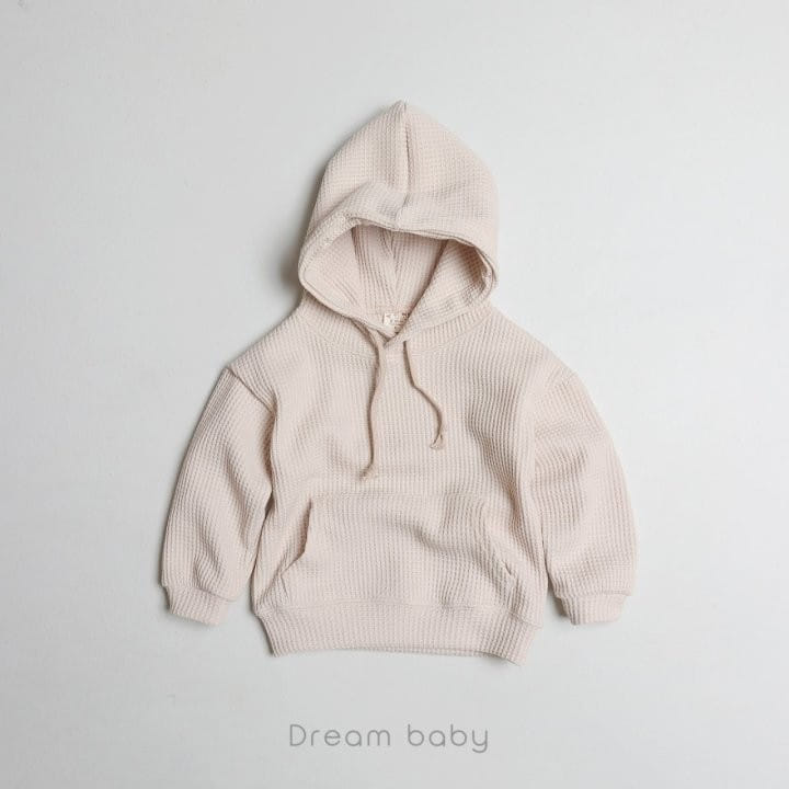 Dream Baby - Korean Children Fashion - #kidzfashiontrend - Waffle Hoody Tee - 3