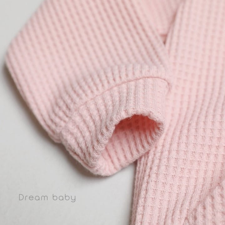 Dream Baby - Korean Children Fashion - #magicofchildhood - Waffle Hoody Tee - 6