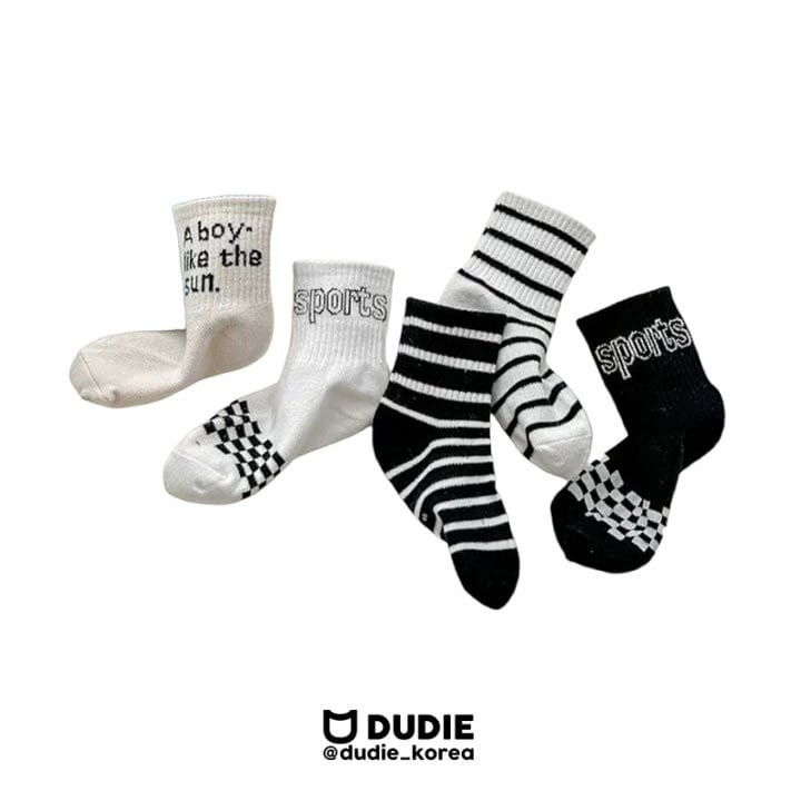 Dudie - Korean Children Fashion - #Kfashion4kids - Like Five Type Set - 3