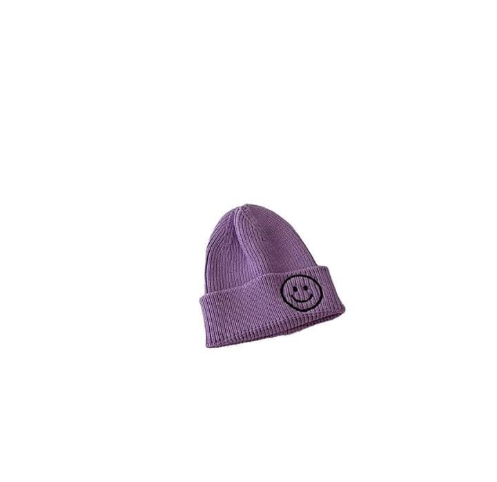 Dudie - Korean Children Fashion - #childrensboutique - Pastel Smile Beanie - 5