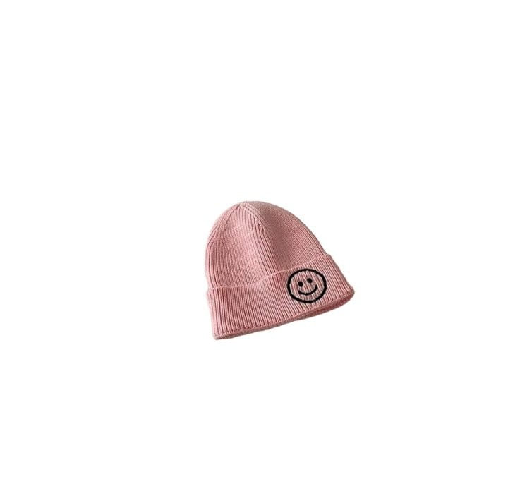Dudie - Korean Children Fashion - #fashionkids - Pastel Smile Beanie - 8