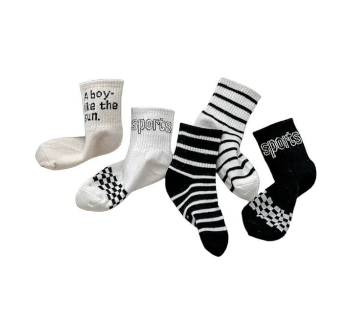 Dudie - Korean Children Fashion - #Kfashion4kids - Like Five Type Set - 4