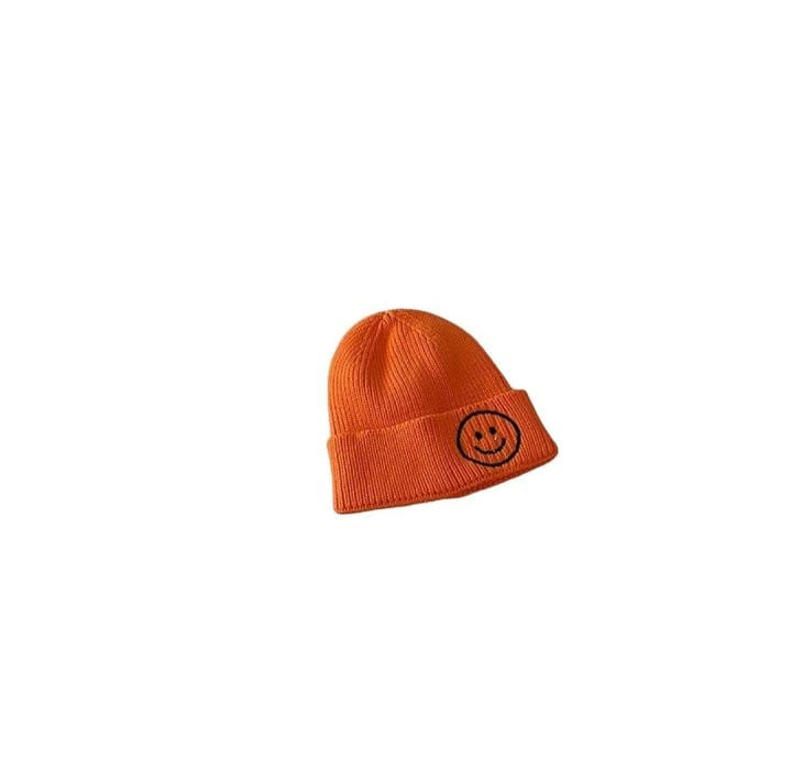 Dudie - Korean Children Fashion - #stylishchildhood - Pastel Smile Beanie - 3