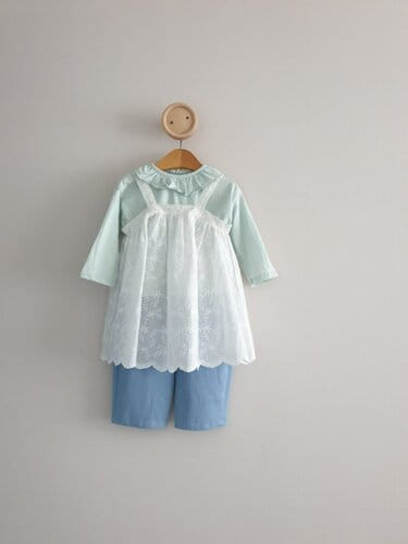 Eclair - Korean Children Fashion - #Kfashion4kids - Humming Apron - 9
