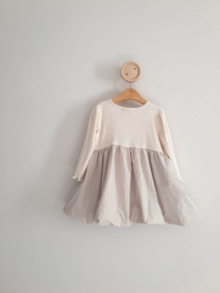 Eclair - Korean Children Fashion - #kidsshorts - Cream One-Pice - 10