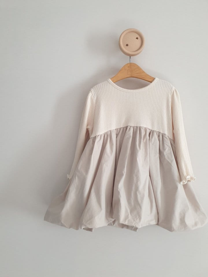 Eclair - Korean Children Fashion - #prettylittlegirls - Cream One-Pice