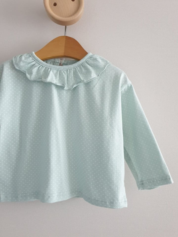 Eclair - Korean Children Fashion - #stylishchildhood - Dot Tee - 11