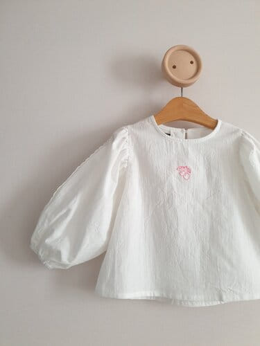 Eclair - Korean Children Fashion - #todddlerfashion - Cherry Blouse - 8