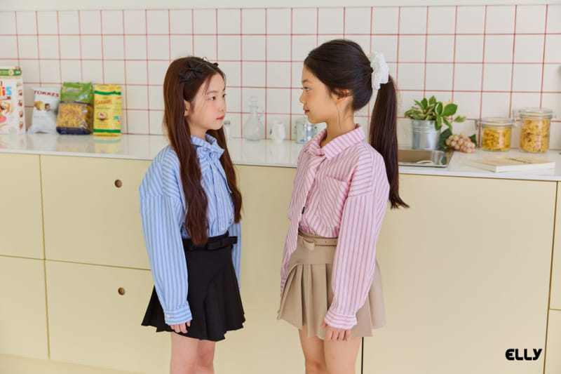 Ellymolly - Korean Children Fashion - #childofig - Holly Unbalance Wrinkle Skirt - 10