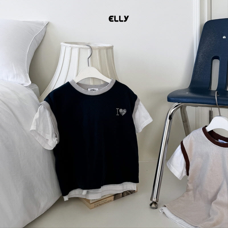 Ellymolly - Korean Children Fashion - #stylishchildhood - I Love Combi Tee - 4