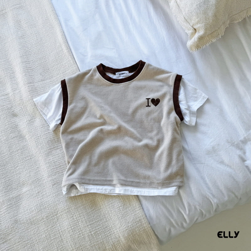 Ellymolly - Korean Children Fashion - #designkidswear - I Love Combi Tee - 6