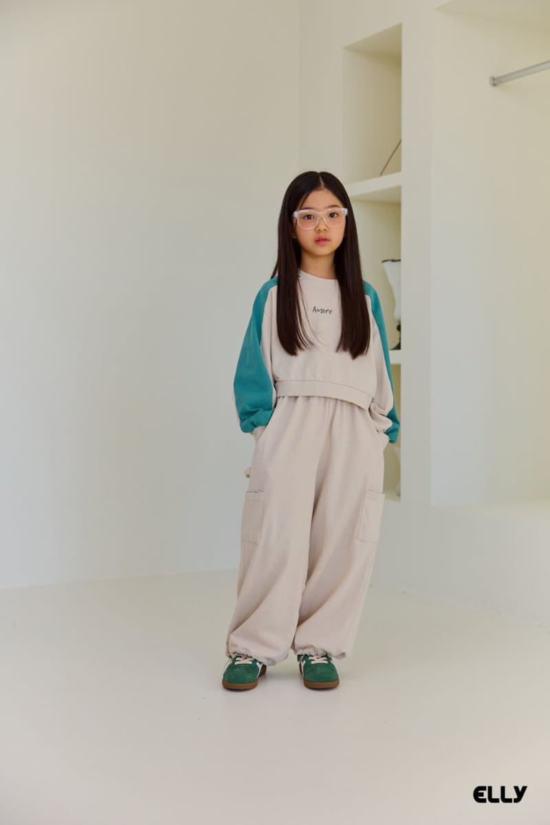 Ellymolly - Korean Children Fashion - #discoveringself - Amoret Color Sweatshirt - 2