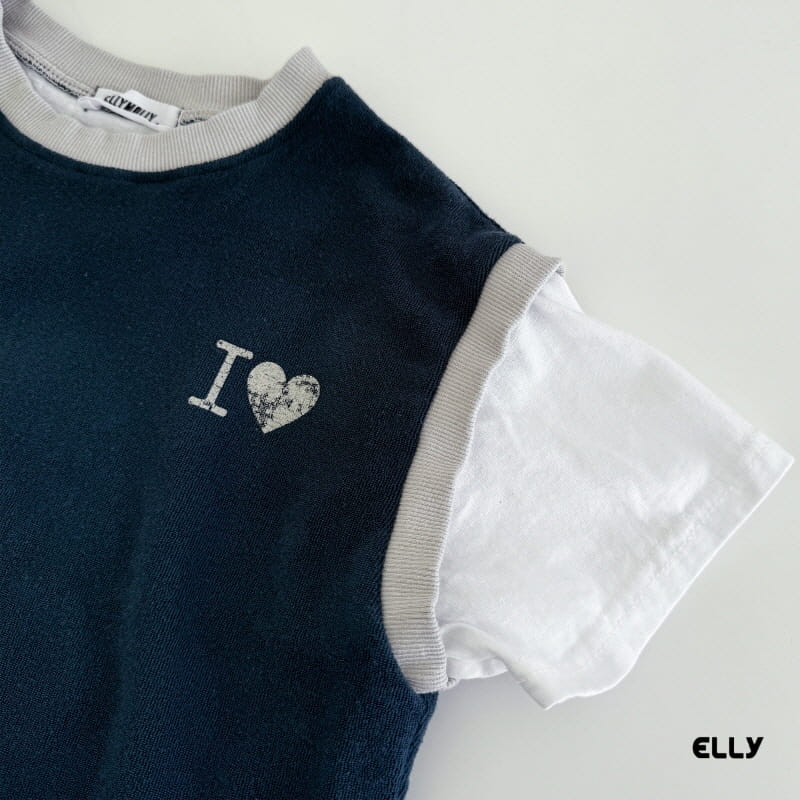 Ellymolly - Korean Children Fashion - #discoveringself - I Love Combi Tee - 7