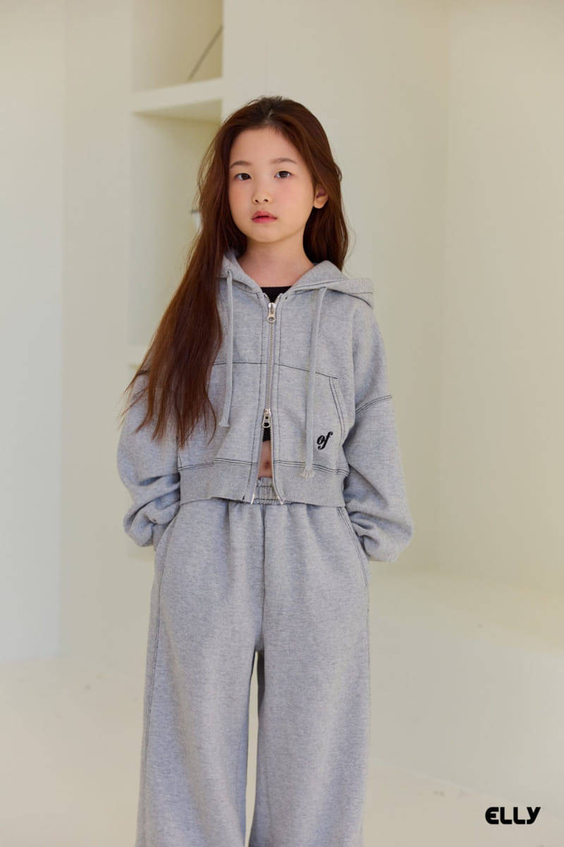 Ellymolly - Korean Children Fashion - #discoveringself - Ove Crop Hoody Zip Up - 4
