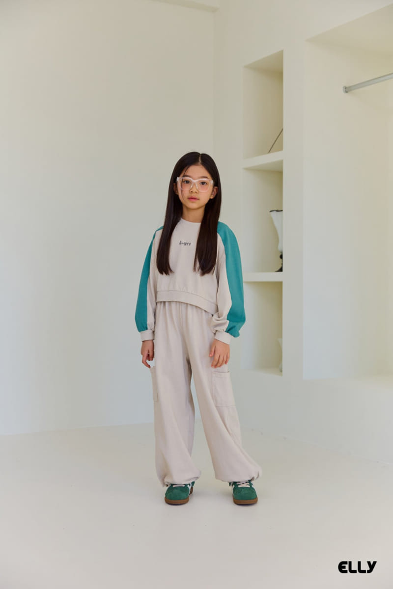 Ellymolly - Korean Children Fashion - #fashionkids - Amoret Color Sweatshirt - 3