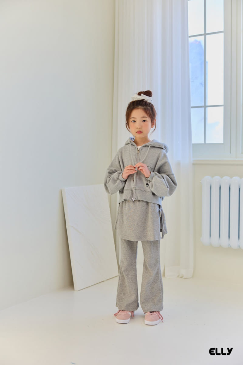 Ellymolly - Korean Children Fashion - #kidsshorts - Ove Crop Hoody Zip Up - 5