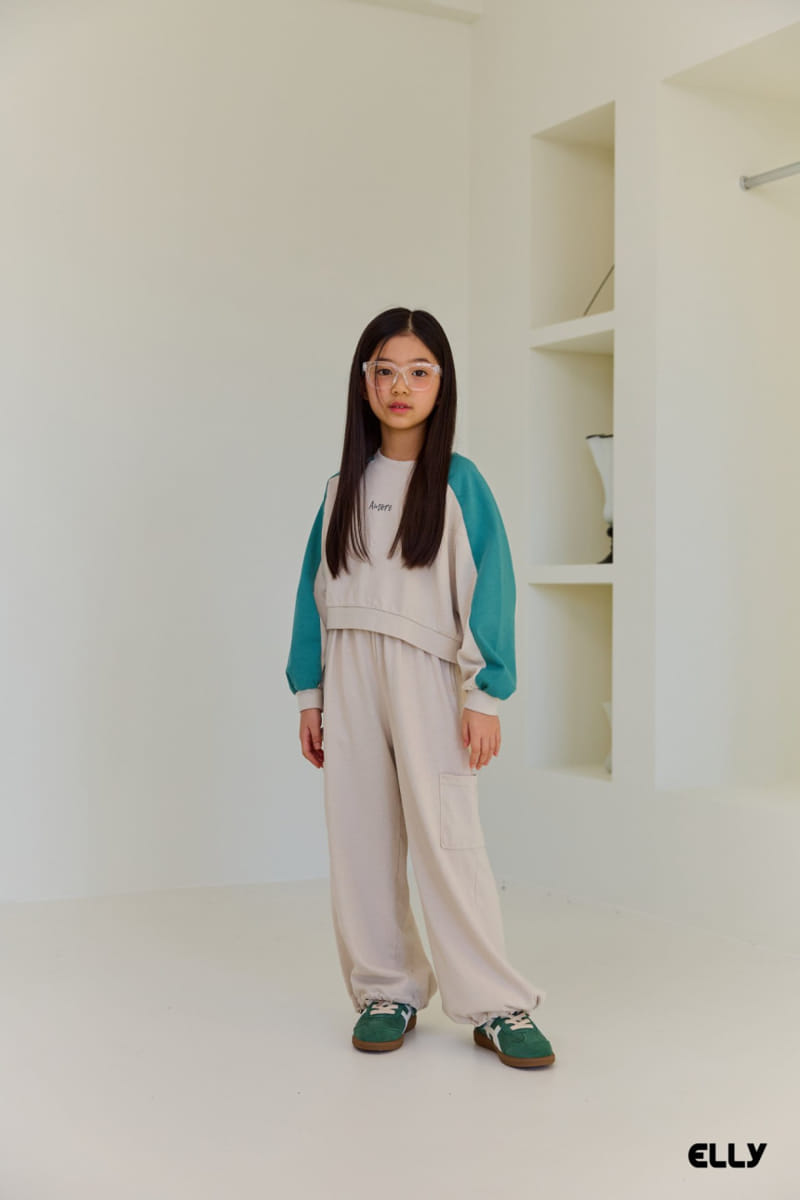Ellymolly - Korean Children Fashion - #fashionkids - Amoret Color Sweatshirt - 4