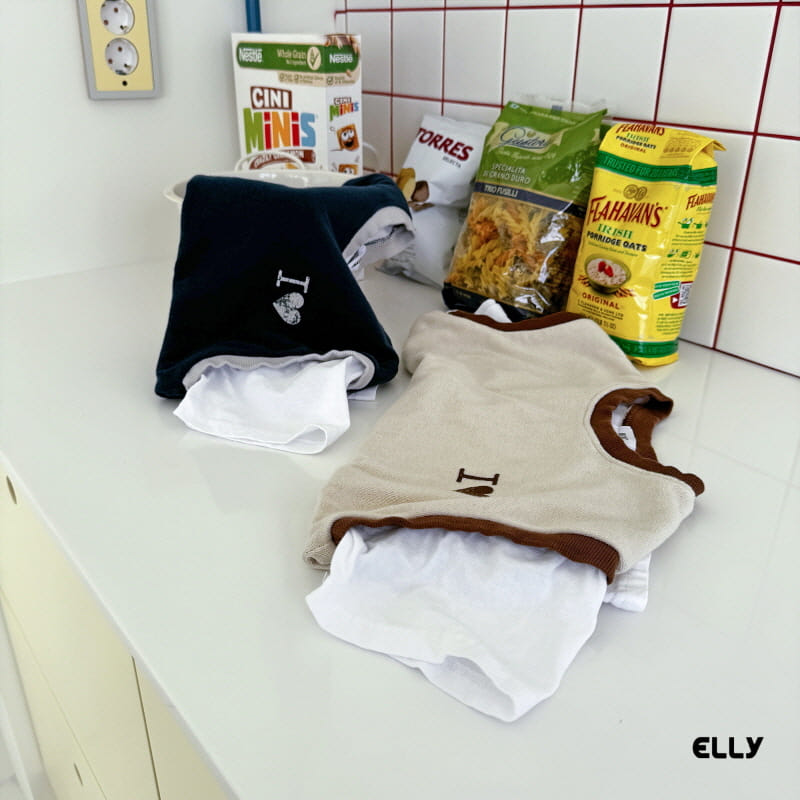 Ellymolly - Korean Children Fashion - #kidsshorts - I Love Combi Tee - 9