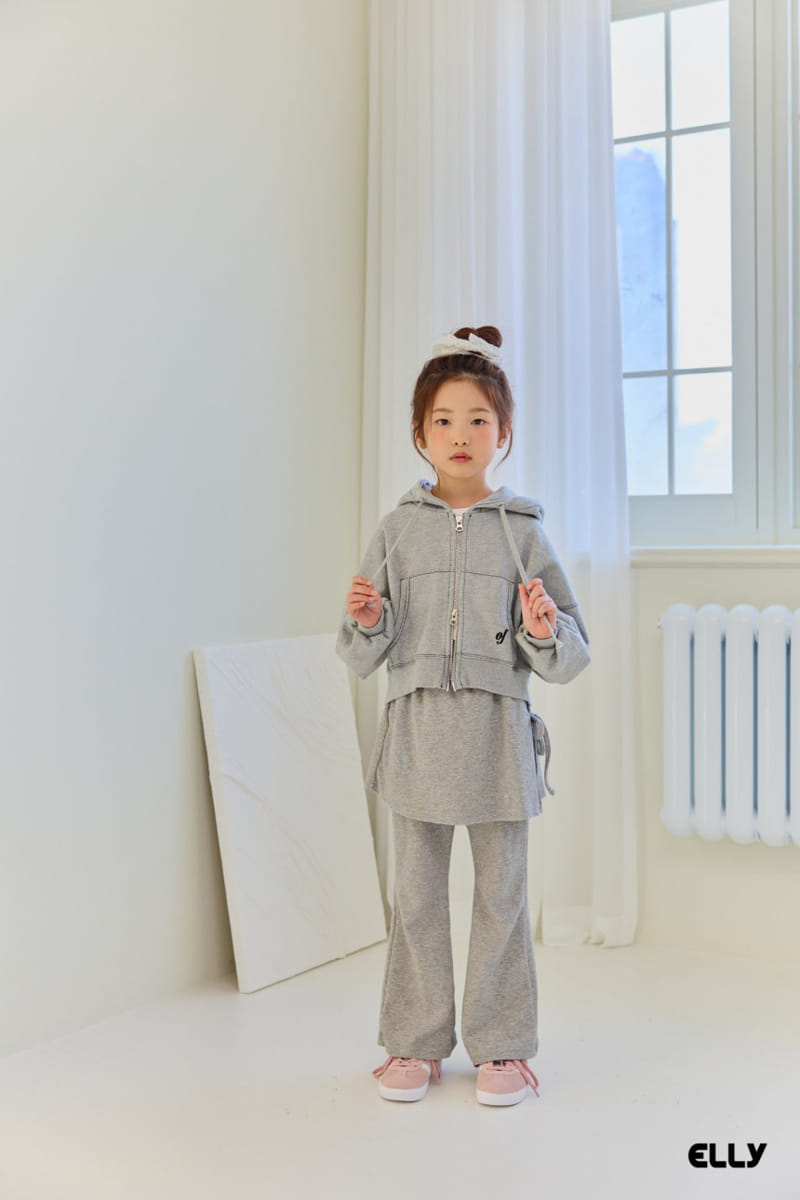 Ellymolly - Korean Children Fashion - #kidsstore - Ove Crop Hoody Zip Up - 6