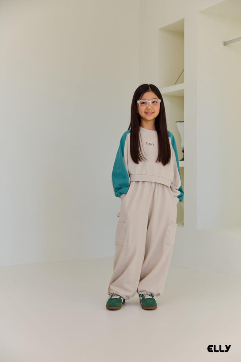 Ellymolly - Korean Children Fashion - #kidzfashiontrend - Amoret Color Sweatshirt - 6