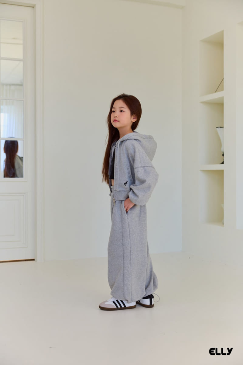Ellymolly - Korean Children Fashion - #minifashionista - Ove Crop Hoody Zip Up - 11