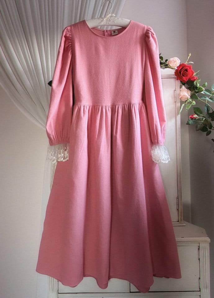 Eugenie Candies - Korean Children Fashion - #childofig - Sienna Pink Dress - 5