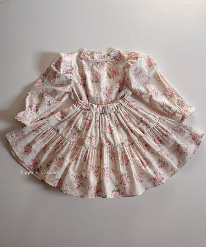Eugenie Candies - Korean Children Fashion - #childofig - May Rose Top Bottom Set