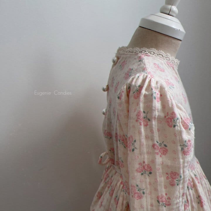 Eugenie Candies - Korean Children Fashion - #discoveringself - Pink Rose Top Bottom Set - 6