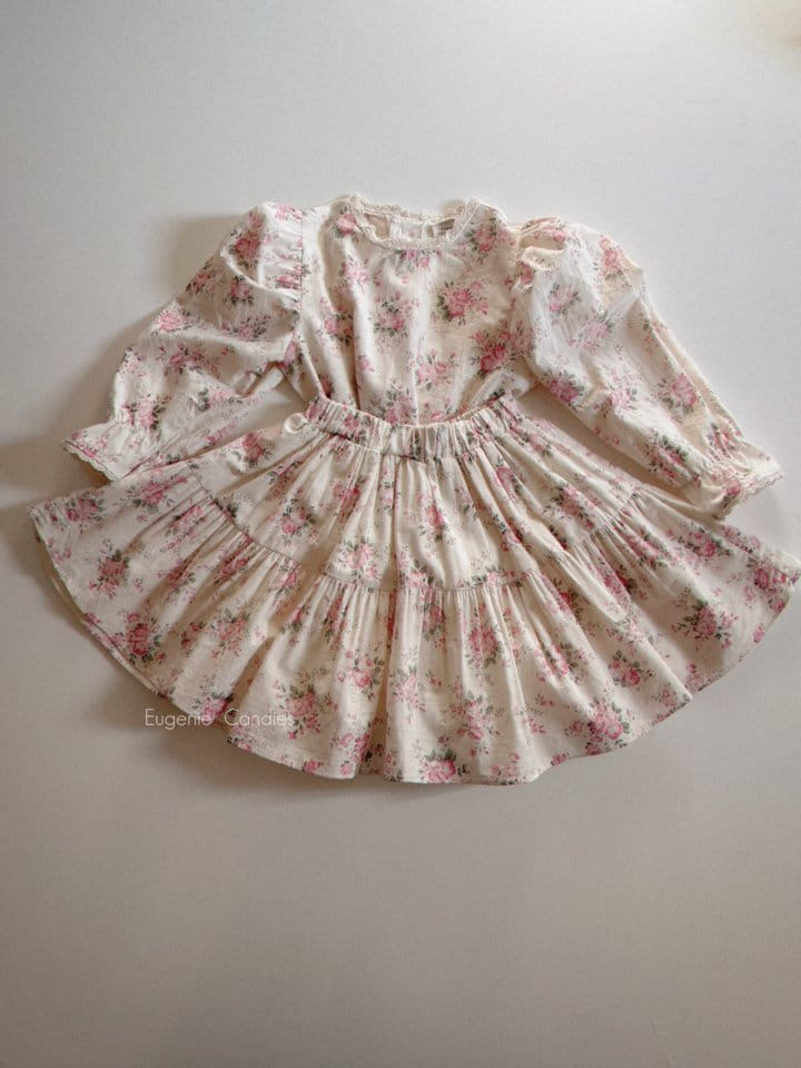 Eugenie Candies - Korean Children Fashion - #designkidswear - May Rose Top Bottom Set - 4