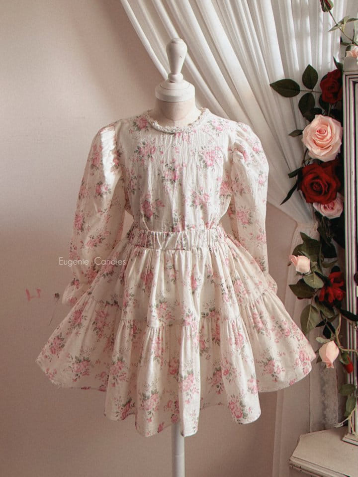 Eugenie Candies - Korean Children Fashion - #fashionkids - May Rose Top Bottom Set - 5
