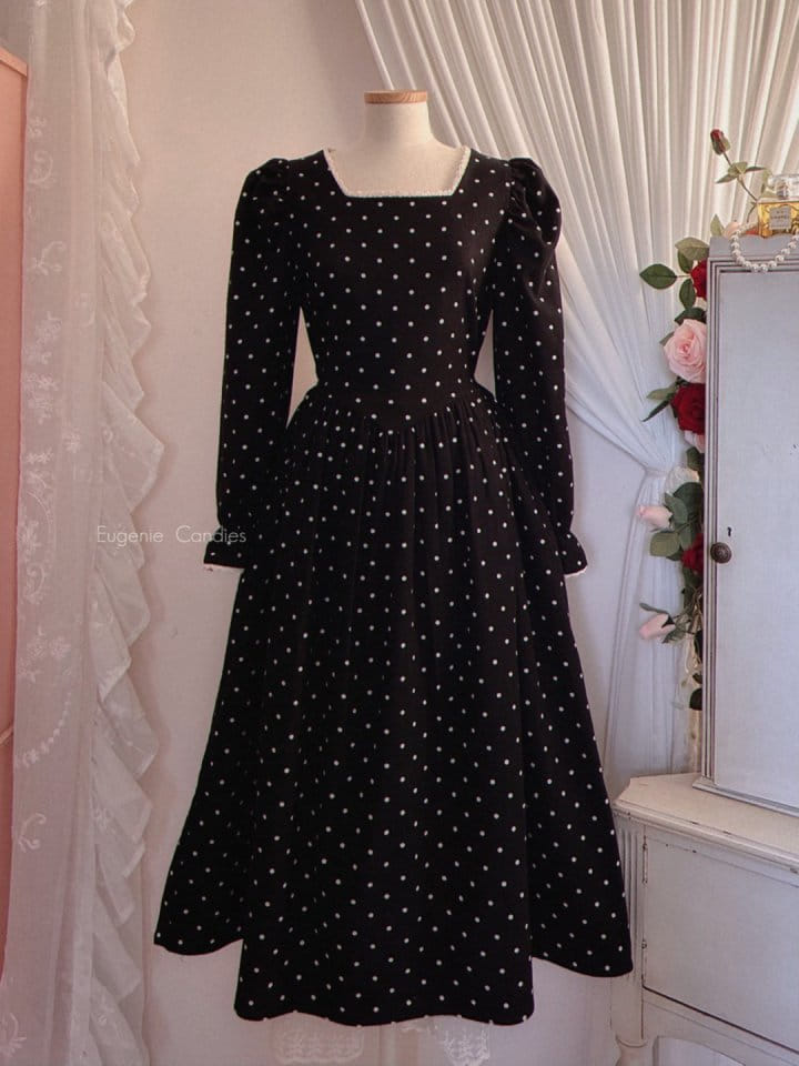 Eugenie Candies - Korean Children Fashion - #todddlerfashion - Sienna Dot Dress - 4