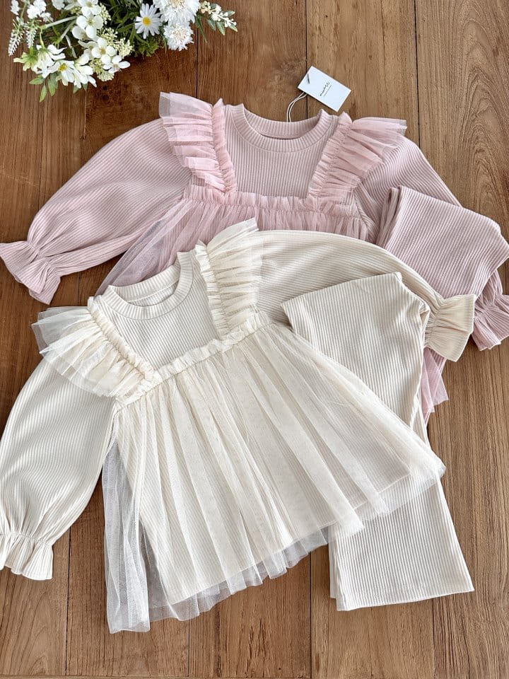 Flower J - Korean Children Fashion - #designkidswear - Makki Top Bottom Set